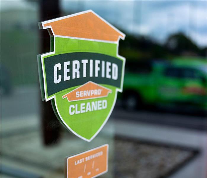 Certified: SERVPRO Cleaned by SERVPRO of Wynwood